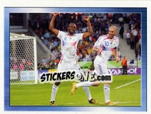 Sticker France - Espagne - FOOT 2006-2007 - Panini