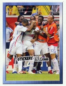 Sticker France - Brésil - FOOT 2006-2007 n. 552 - Panini