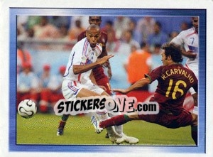 Sticker France - Portugal - FOOT 2006-2007 - Panini