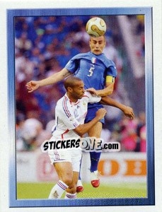 Sticker France - Italie - FOOT 2006-2007 n. 558 - Panini