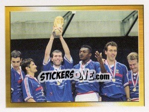 Sticker Coupe Du Monde 1998 - Célébration - FOOT 2006-2007 - Panini