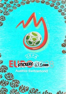 Sticker Logo - UEFA Euro Austria-Switzerland 2008. Trading Cards - Panini
