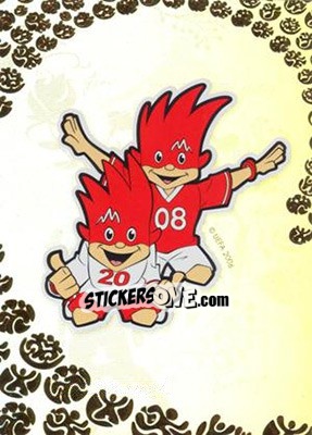 Sticker Mascots - UEFA Euro Austria-Switzerland 2008. Trading Cards - Panini