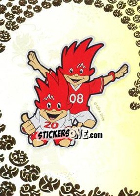Sticker Mascots - UEFA Euro Austria-Switzerland 2008. Trading Cards n. 3 - Panini