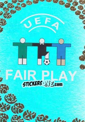 Sticker UEFA Fair Play - UEFA Euro Austria-Switzerland 2008. Trading Cards - Panini