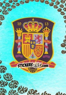 Sticker Espana - UEFA Euro Austria-Switzerland 2008. Trading Cards n. 7 - Panini