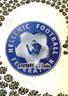Sticker Hellas - UEFA Euro Austria-Switzerland 2008. Trading Cards n. 9 - Panini