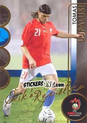 Sticker Tomas Ujfalusi - UEFA Euro Austria-Switzerland 2008. Trading Cards - Panini