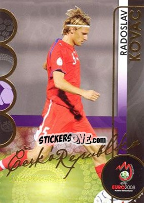 Sticker Radoslav Kovac - UEFA Euro Austria-Switzerland 2008. Trading Cards n. 24 - Panini