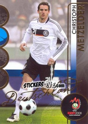 Cromo Christoph Metzelder - UEFA Euro Austria-Switzerland 2008. Trading Cards - Panini