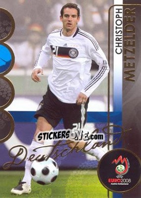 Sticker Christoph Metzelder - UEFA Euro Austria-Switzerland 2008. Trading Cards n. 33 - Panini