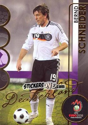 Figurina Bernd Schneider - UEFA Euro Austria-Switzerland 2008. Trading Cards - Panini