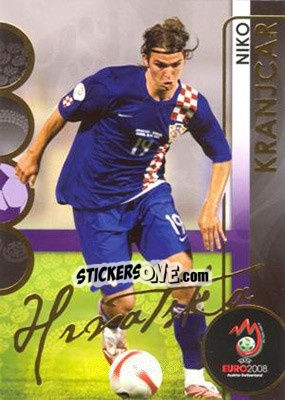 Cromo Niko Kranjcar - UEFA Euro Austria-Switzerland 2008. Trading Cards - Panini