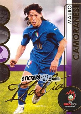 Sticker Mauro Camoranesi - UEFA Euro Austria-Switzerland 2008. Trading Cards n. 108 - Panini