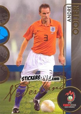 Sticker Andre Ooijer - UEFA Euro Austria-Switzerland 2008. Trading Cards - Panini