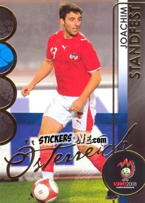 Sticker Joachim Standfest - UEFA Euro Austria-Switzerland 2008. Trading Cards n. 129 - Panini