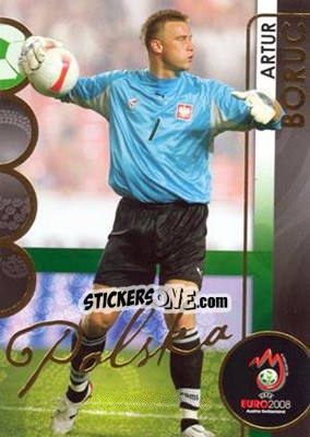 Sticker Boruc - UEFA Euro Austria-Switzerland 2008. Trading Cards n. 135 - Panini