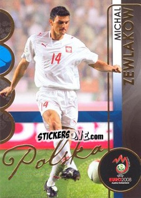 Sticker Zewlakow - UEFA Euro Austria-Switzerland 2008. Trading Cards - Panini