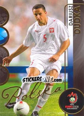 Sticker Dudka - UEFA Euro Austria-Switzerland 2008. Trading Cards - Panini