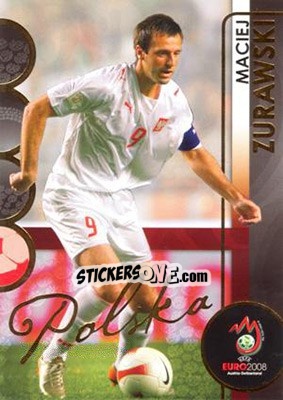 Sticker Zurawski - UEFA Euro Austria-Switzerland 2008. Trading Cards n. 142 - Panini