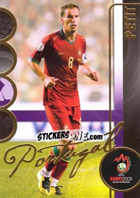 Sticker Petit - UEFA Euro Austria-Switzerland 2008. Trading Cards - Panini