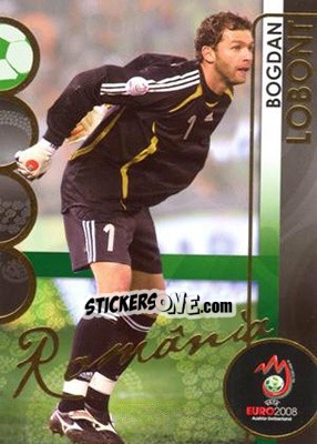 Sticker Lobont - UEFA Euro Austria-Switzerland 2008. Trading Cards n. 156 - Panini