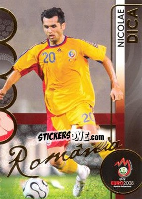 Sticker Dica - UEFA Euro Austria-Switzerland 2008. Trading Cards n. 162 - Panini