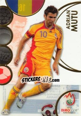 Sticker Mutu - UEFA Euro Austria-Switzerland 2008. Trading Cards n. 163 - Panini