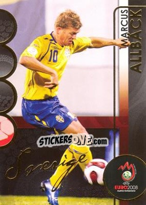 Sticker Allback - UEFA Euro Austria-Switzerland 2008. Trading Cards - Panini