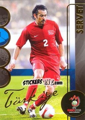 Sticker Servet - UEFA Euro Austria-Switzerland 2008. Trading Cards n. 186 - Panini