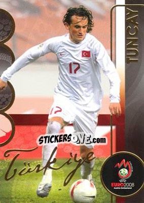 Sticker Tuncay - UEFA Euro Austria-Switzerland 2008. Trading Cards n. 192 - Panini