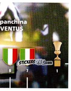 Sticker Trofeo - Juventus 2012-2013 n. 7 - Footprint