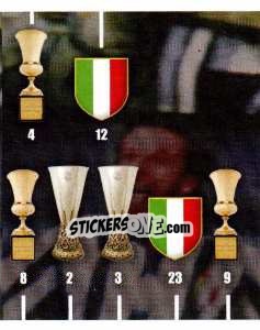 Sticker Trofeo - Juventus 2012-2013 n. 11 - Footprint
