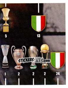 Sticker Trofeo - Juventus 2012-2013 n. 12 - Footprint