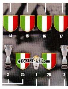 Sticker Trofeo - Juventus 2012-2013 - Footprint