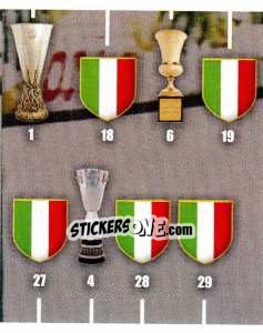 Sticker Trofeo - Juventus 2012-2013 n. 14 - Footprint
