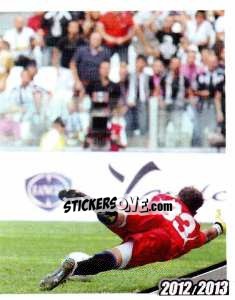 Sticker Juventus- Parma 4-1 - Juventus 2012-2013 n. 17 - Footprint