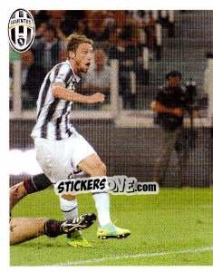 Sticker Juventus - Milan 2-0 - Juventus 2012-2013 n. 18 - Footprint