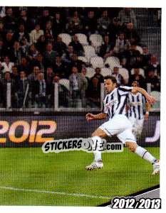 Sticker Juventus - Inter 2-0 - Juventus 2012-2013 n. 23 - Footprint
