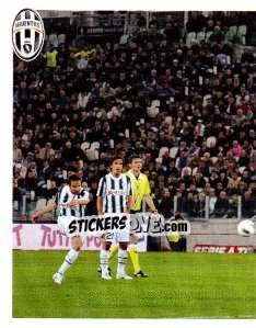 Figurina Juventus - Lazio 2-1 - Juventus 2012-2013 - Footprint