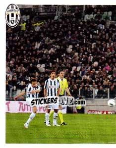 Sticker Juventus - Lazio 2-1 - Juventus 2012-2013 n. 28 - Footprint