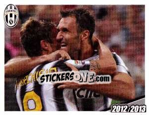 Sticker Matri / Marchisio / Vucinic -10 Reti - Juventus 2012-2013 - Footprint