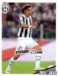 Sticker Andrea Pirlo - 13 assist - Juventus 2012-2013 - Footprint