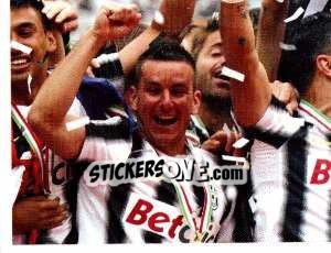 Sticker Festeggiamento - Juventus 2012-2013 n. 50 - Footprint