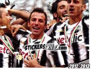 Sticker Festeggiamento - Juventus 2012-2013 n. 51 - Footprint