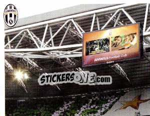 Sticker Coreografia dedicata alla vittoria del campionato - Juventus 2012-2013 n. 52 - Footprint