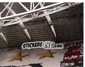 Sticker Coreografia dedicata alla vittoria del campionato - Juventus 2012-2013 n. 53 - Footprint