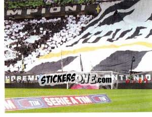 Figurina Coreografia dedicata alla vittoria del campionato - Juventus 2012-2013 - Footprint