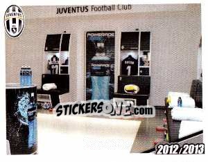 Sticker Gli spogliatoi - Juventus 2012-2013 - Footprint