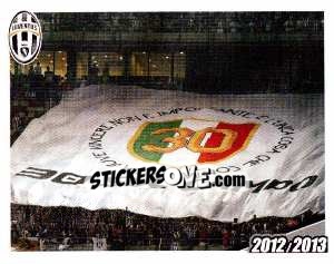 Sticker Coreografia dei tifosi Campioni d'Italia - Juventus 2012-2013 - Footprint